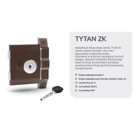 Zamek GERDA TYTAN ZK | Oficjalny sklep internetowy GERDA