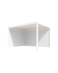 Roleta ZIP SCREEN biała 4m do pergoli Gerda Soleo