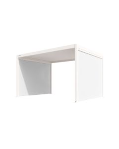 Roleta ZIP SCREEN biała 3m do pergoli Gerda Soleo