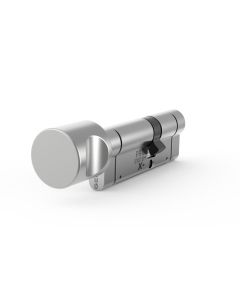 Wkładka profilowa GERDA PRO SYSTEM X+ G55/35 z pokrętłem po stronie 55mm, nikiel satynowy - Tedee ready