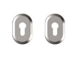 Szyldy BLOK bez ochrony wkładki, do drzwi o grubości max. 69 mm, anoda srebrna