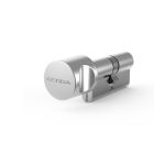 GERDA VELAR Pro G35/35 TR wkładka handlowa z gałką, 5 kluczy mosiężnych, nikiel satynowy, pudełko