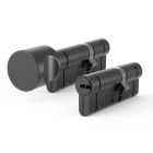 PRO SYSTEM X  30/45 + G30/45  zestaw 2 wkładek, w systemie 1-go klucza Wariant AB, 2 klucze montażowe, czarny nikiel