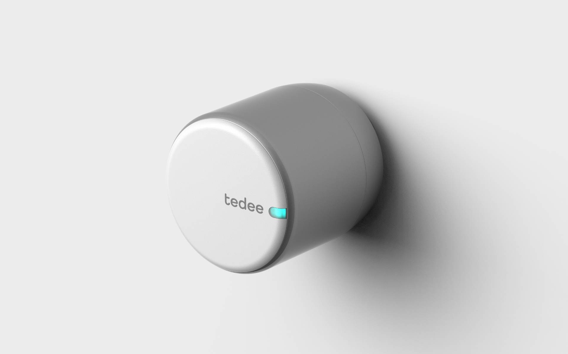 Zamek inteligentny tedee GO2 powered by GERDA (srebrny)