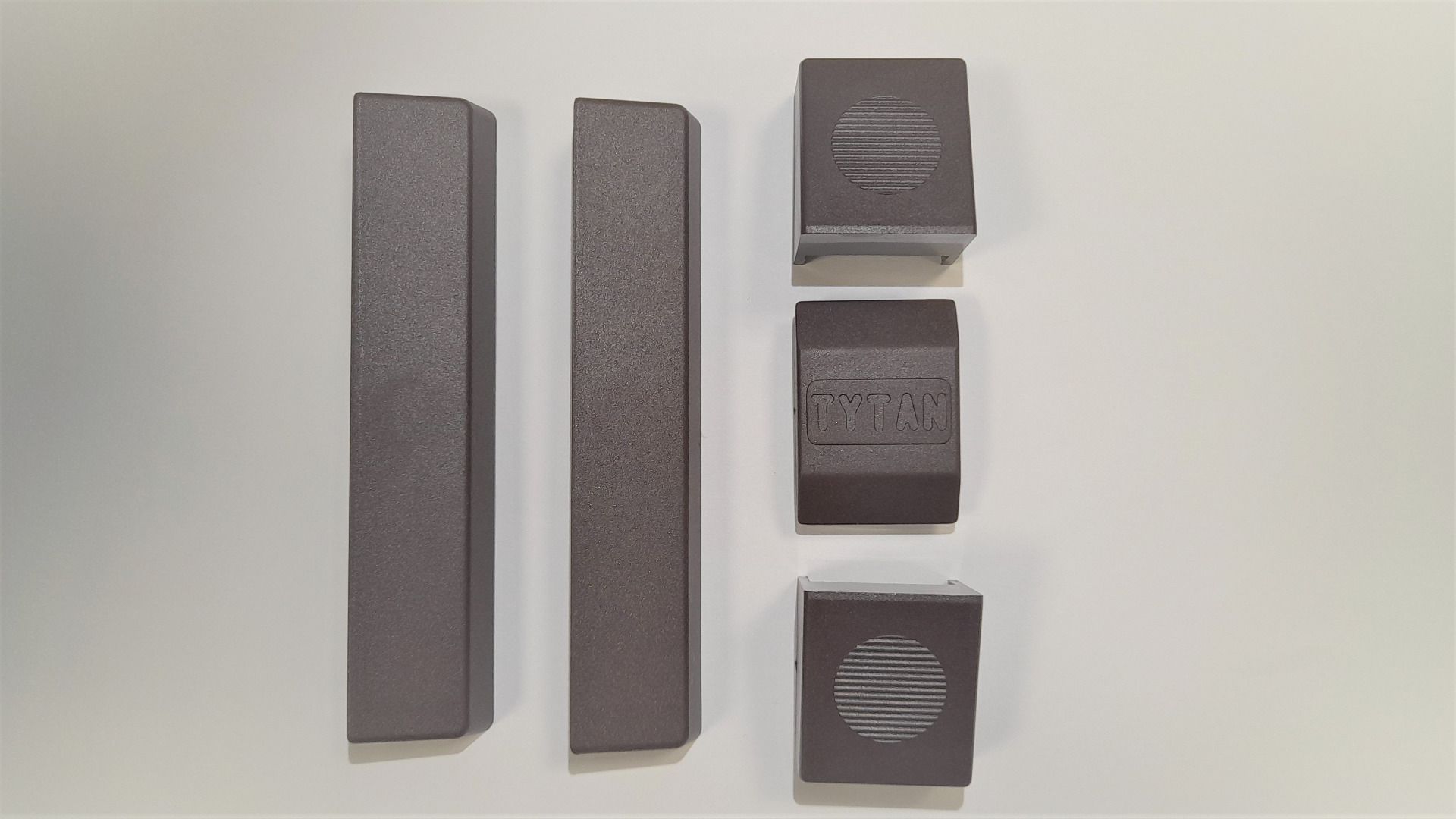 Komplet zaślepek plastikowych do zamaka ZX TYTAN, brąz | Oficjalny