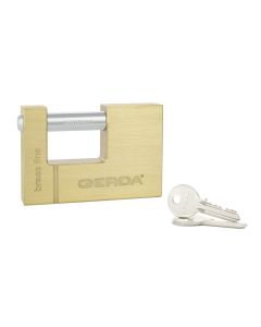 Kłódka trzpieniowa GERDA BRASS LINE T90 mosiądz