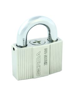 Kłódka pałąkowa GERDA ZIRCON S106 nikiel satynowy