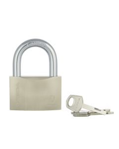 Kłódka pałąkowa GERDA SECURE wzmocniona S70 nikiel satynowy