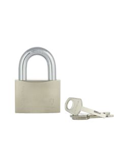 Kłódka pałąkowa GERDA SECURE wzmocniona S60 nikiel satynowy