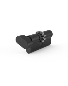 EVO ZG55/35 Teedy ready, wkładka zębatka z gałką po stronie 55mm, Wariant AB, czarny mat, pudełko