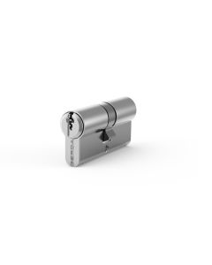 GERDA VELAR Pro 50/60 wkładka handlowa dwustronna, z bezp. sprzęgłem, 5 kluczy mosiężnych, nikiel satynowy, pudełko