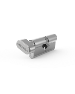 Wkładka profilowa GERDA H Plus G50/40 wkładka z gałką, nikiel satyna