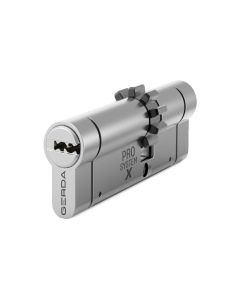 Wkładka profilowa GERDA PRO SYSTEM X Z 40/50 wkładka z zębatką, w systemie 1-go klucza, nikiel satyna