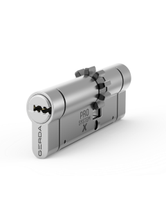 Wkładka profilowa GERDA PRO SYSTEM X  Z 30/45 wkładka z zębatką, nikiel satyna