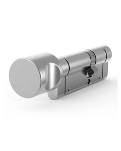 Wkładka profilowa GERDA PRO SYSTEM X G55/45 wkładka z gałką typ-B, w systemie 1-go klucza, nikiel satyna