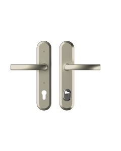 Kompletny szyld TD1000 rozstaw 90 do drzwi C AP nikiel satynowy