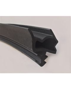Uszczelka gumowa ( S6612 ) progu aluminiowego czarna
