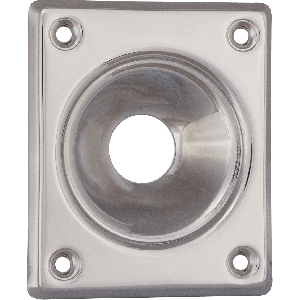 Szyld wgłębny do zamka ZX, chrom błyszczący