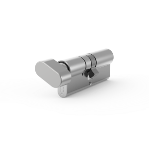 Wkładka profilowa GERDA EVO G40/30 z gałką po stronie 40mm, nikiel satynowy