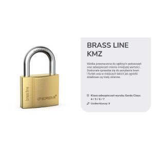 Konfigurator kłódki GERDA BRASS LINE