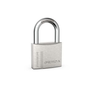 STAINLESS LINE  KNP S40 Kłódka pałąkowa, stal nierdzewna, blister