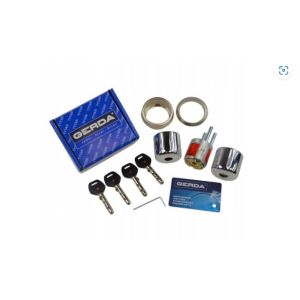 Wkładka RIM6000SX10-PRE do drzwi otwieranych na zewnątrz chrom/nikiel