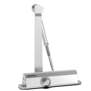 Samozamykacz GERDA GD 1000 B - srebrny - z blokadą ramienia