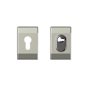 Szyld BERGEN TW300, do drzwi o grubość max. 60 mm z ochroną wkładki, anoda platyna