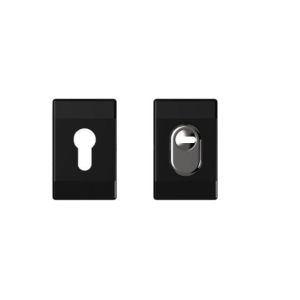 Szyld GERDA BERGEN TW300, do drzwi o grubośzi max. 60 mm z ochroną wkładki, anoda czarna