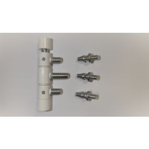 Zawiasy 3szt do drzwi Gerda typu: SX; GSX; WX; CX; APX; kolor biały