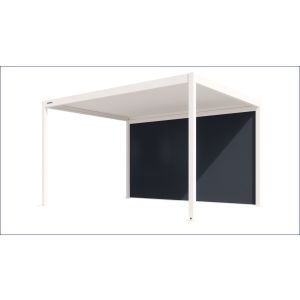 Roleta ZIP SCREEN antracyt 4m do pergoli Gerda Soleo