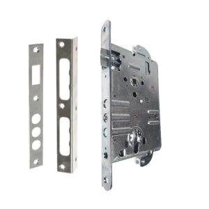 Zamek antywłamaniowy GERDA ZW 3000 Z 90/50 uniwersalny z zębatką, (cięgna skręcane), ocynk srebrny