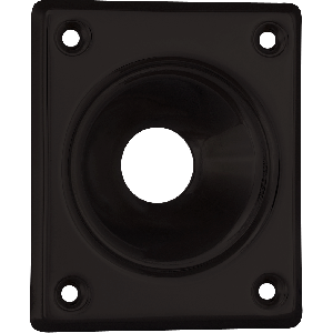 Szyld wgłębny do zamka ZX, czarny