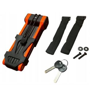 Zapięcie rowerowe składane GERDA FOLD 1200W NEO Czarny Uniwersalny