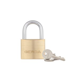 Kłódka pałąkowa GERDA BRASS LINE S50 mosiądz