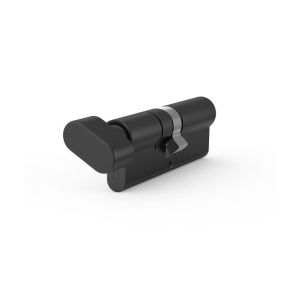 Wkładka profilowa GERDA EVO G30/50 z pokrętłem po stronie 30 mm, czarny mat