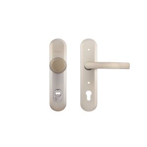 Szyld TD 1000 90 mm BLOK z gałką anoda platyna