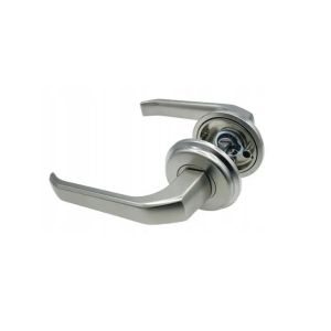 Szyld OSLO  klamka-klamka, do drzwi o grubości max. 69 mm, nikiel satyna