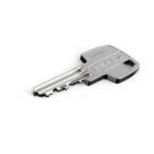 WK E1 klucz nacięty do zestawów wkladek w 1-go klucza, nikiel, torebka foliowa - Zamówienia Specjalne