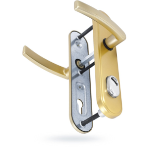 Tarcza drzwiowa GERDA TD 1000/72 ORIENT, klamka-klamka, do drzwi o grubości 38-80mm, anoda złoty