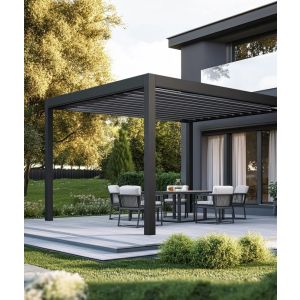 Pergola GERDA ANTRACYT wolnostojąca 4x3