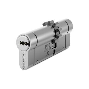 Wkładka PRO SYSTEM X Z40/55 z zębatką, VARIANT AB, 2 klucze montażowe, nikiel satynowy