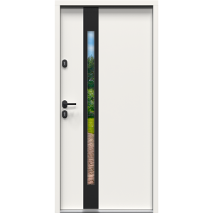 Drzwi SELECT MILANO 8B (NS1B) 90E Białe z szybą mira star