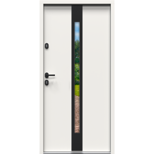 Drzwi SELECT MILANO 9B (NS2B) 90E Białe z szybą mira star