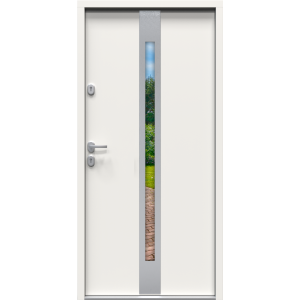 Drzwi SELECT MILANO 9 (NS1) 90E Białe z szybą mira star