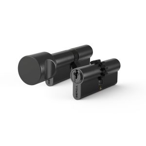 VITA Z35/55 + G55/35 zestaw dwóch wkładek w systemie 1-go klucza z bezpiecznym sprzęgłem, WARIANT AB (2+5), czarny mat