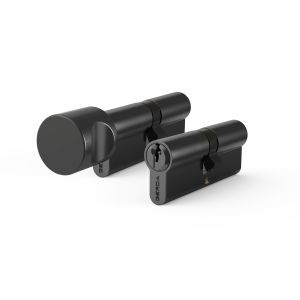 VITA 30/45 + G45/30 zestaw dwóch wkładek w systemie 1-go klucza, z bezpiecznym sprzęgłem, WARIANT AB (2+5), czarny mat