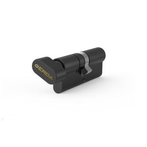 Wkładka profilowa GERDA EVO G55/35 z pokrętłem po stronie 55 mm, czarny mat