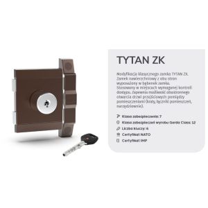 Zamek GERDA TYTAN ZK