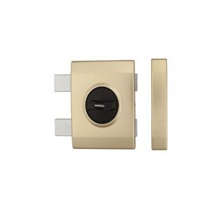 Zamek GERDA TYTAN ZX PLUS złoty matowy - lewy